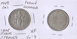 French Oceania 2 Francs 1949 - Picture 1 of 1