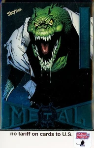 2021 SkyBox Marvel Metal Universe Spider-Man Light FX Turquoise #44 Lizard 36/50 - Picture 1 of 2