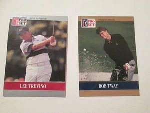 1990 Pro Set Golf Promos Set of 2 w/Lee Trevino nrmt - Picture 1 of 1