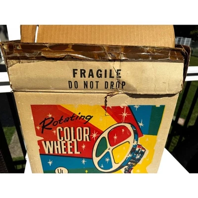 Vintage Spartus Rotating Color Wheel Christmas tree color wheel - Image 1 of 4
