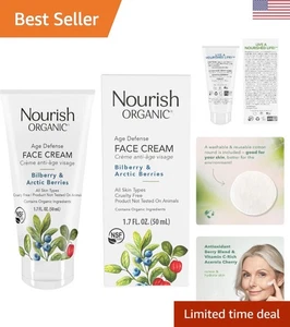 Crema facial nutritiva de arándanos y bayas árticas - iluminadora e hidratante, 2 OZ - Imagen 1 de 8