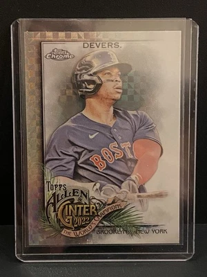 2022 Topps Allen & Ginter Chrome Rafael Devers #46 Refractor - Image 1 of 4