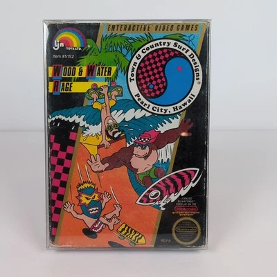 Town & Country T&C Surf Designs: Wood & Water Rage (Nintendo NES) COMPLETE CIB - Image 1 of 4