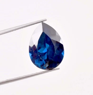 Flawless 12 x 10 mm Natural Blue Tanzanite Loose Gemstone (GIT Certified) - Image 1 of 4