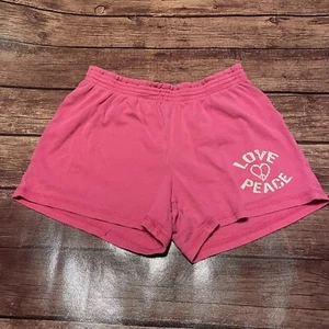 The Children’s Place Love Peace Pink Basic Pull On Shorts Size 10 - Picture 1 of 4