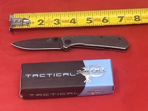 COLT #CT652 Silver Tactical Liner Lock Knife NIB - Picture 1 of 11