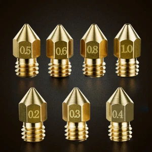 MK8 Extruder Düse Druckkopf Nozzle Für 1.75mm 0.2 0.3 0.4 0.5 0.6 0.8 1.0 - Bild 1 von 3