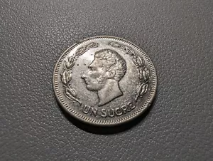 Moneda Ecuador 1986 Un Sucre - Imagen 1 de 2