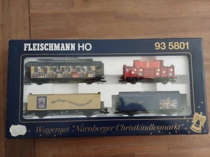 Fleischmann 93 5801 Limited Christmas Wagon Set. - Picture 1 of 2