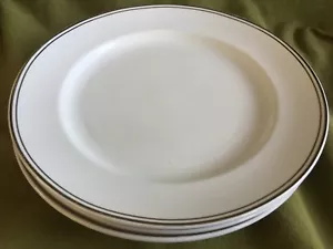 Set (3) PIATTI Martha Stewart Platinum Band Macy's - Foto 1 di 4