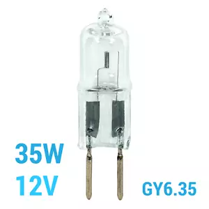 S3160 S3469 35T4/CL 35W 12V T4 Clear 2-Pin Bi-Pin GY6.35 Base 2900K Warm White - Picture 1 of 2