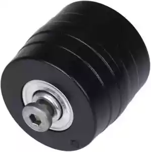 FASTROHY 2 Set Luggage Suitcase Replacement Wheels Axles Rubber Screw Kit OD 42m - Picture 1 of 3