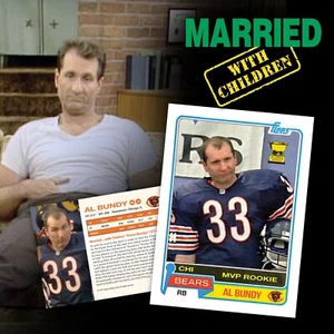 AL BUNDY CHICAGO BEARS FOOTBALL CARD - MVP Rookie Card Football Trading Card - Picture 1 of 2