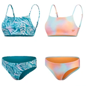 Speedo Bikini für Damen dünne verstellbare Träger Zweiteiler Badeanzug - Bild 1 von 22