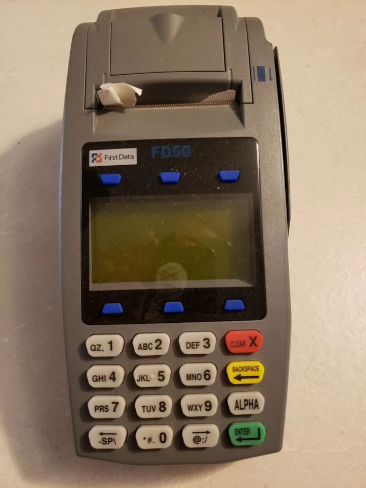 First Data FD50 Terminal Used 100% Working - Image 1 of 1