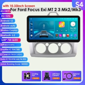 Autoradio Android 12 GPS Navi für Ford Focus EXI MT 2 3 MK2/MK3 2004-2011 DAB+FM - Picture 1 of 24