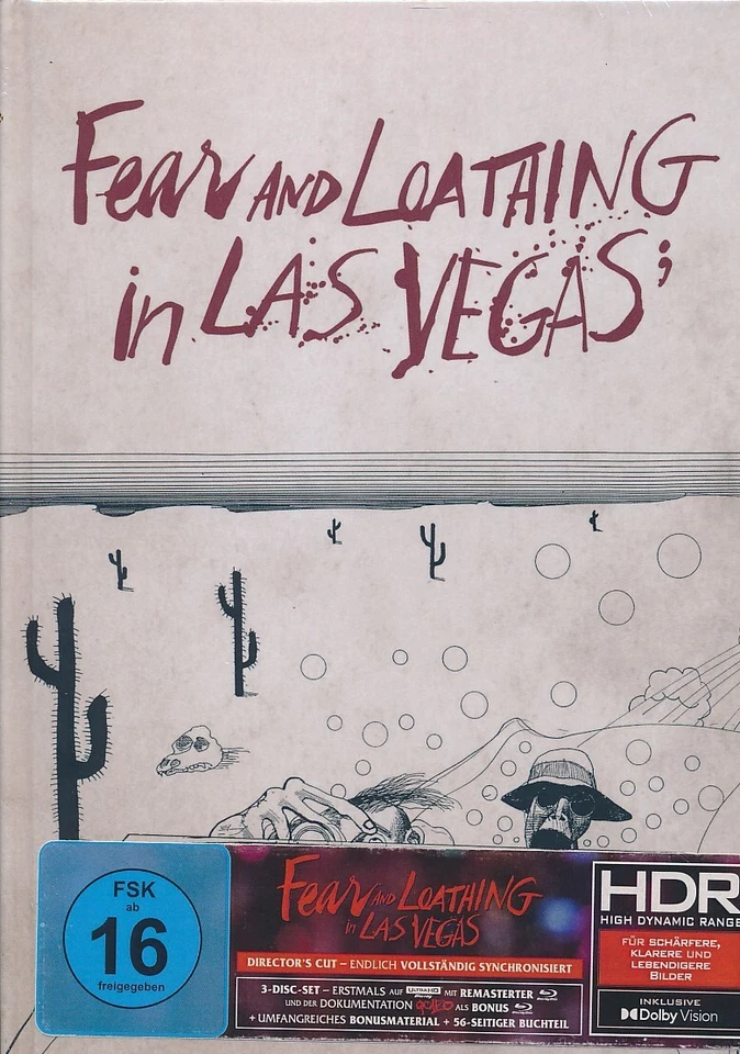 Fear And Loathing In Las Vegas - Mediabook (4K Ultra HD + Blu-ray) Neu - Bild 1 von 1