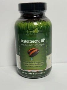 Irwin Naturals testosterona con potente Lj 100 Longjack 60 cápsulas blandas - Imagen 1 de 14
