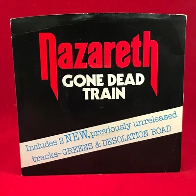 NAZARETH Gone Dead Train 1977 UK 3-track 7" Vinyl Single EXCELLENT CONDITION  - Image 1 of 3