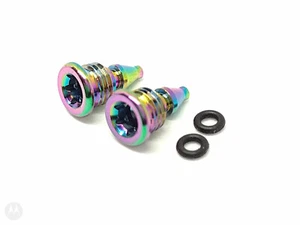 Oil Slick Titanium Reservoir Bleed Screws T25 Magura EBT MT8 MT7 MT5 MT4 Sport - Picture 1 of 1
