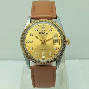Sicura Cal.1238 Ronda Matic Automatic Vintage Men’s Watch (1970-1979) - Picture 1 of 11