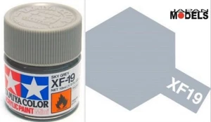 Acrylic Paint - Colore Acrilico 10ml XF-19 XF19 SKY GREY 81719 Tamiya New - Imagen 1 de 1