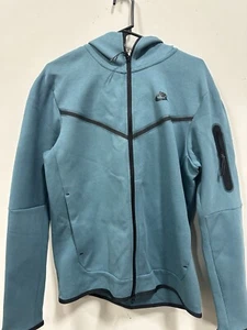 Men’s Nike Sportswear Tech Fleece Hoodie Jacket Medium - Teal - Picture 1 of 5