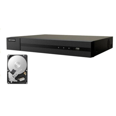 NVR 8 CANALI HIKVISION IP ONVIF 8 MPX H265+ 4K P2P HWN-4108MH AI 1 TB