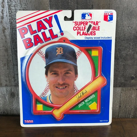 1989 PLAY BALL Tara Superstar Plaques MLB - Jack Morris Detroit Tigers Cover