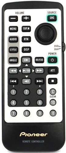 Genuine Pioneer CXB8827 Remote For DVH-P7000 Radio CD DVD FM RDS Car Receiver - Image 1 of 1