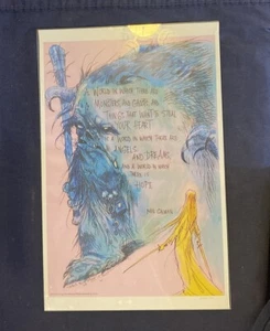 Chris Riddell Original First Print “Neverwear” 1995 Neil Gaiman Nib - Picture 1 of 6