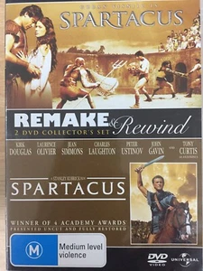 SPARTACUS (1960 Kubrick & 2004 Remake) 2 x DVD Set BRAND NEW! - Picture 1 of 2
