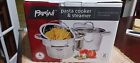 Parini Pasta Cooker & Steamer With Integrated Colander 4 Piece, 5 Qt.