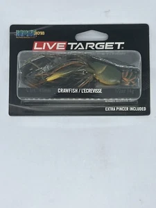 LiveTarget Hollow Body Crawfish Olive Orange 1/2 oz - Picture 1 of 5
