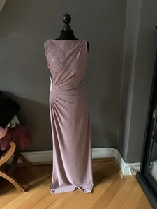 Ballkleid Hochzeit Rosa Rosé Pailletten Glitzer S/36 Neu Kleid Luxus Tk Maxx - Bild 1 von 8
