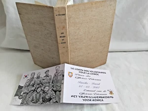 LES BELGES EN COREE 1951-1955 CRAHAY ENVOI 1966 GUERRE ILLUSTRATIONS - Imagen 1 de 9