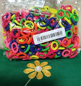 100/50 Haargummi Haarband Mini Zopfgummi Weiche Elastische Mädchen Damen 2 cm.. - Bild 1 von 5