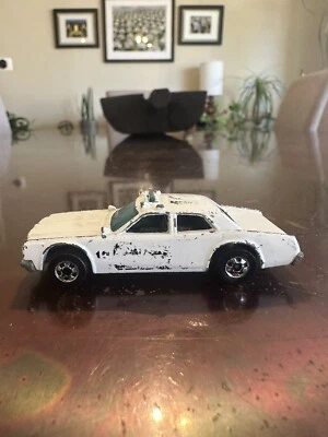 Vintage 1978 Hot Wheels Flying Colors Highway Patrol White Hong Kong - Image 1 of 4