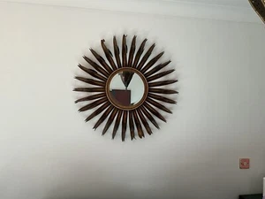 Vintage Sunburst Mirror 82cm in diameter - Picture 1 of 3