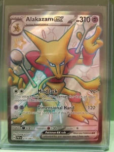 Pokemon Card | 215/091 Alakazam EX Shiny Ultra Rare - SV: Paldean Fates (PAF) - Picture 1 of 2