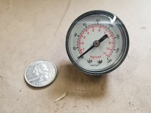 Pressure Gauge psi-0-160 Pressure Gauge 1/8" NPT - Picture 1 of 2