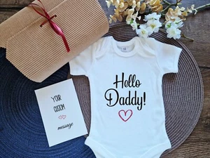Baby Ankündigung an Ehemann, Schwangerschaft Enthüllungsbox mit personalisiertem Body - Bild 1 von 9