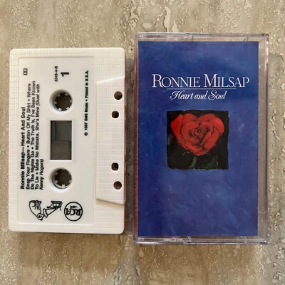 Cassette Ronnie Milsap Heart And Soul ©1987 BMG Music (New Case) Tested - Image 1 of 2