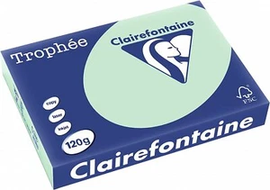 Clairefontaine Trophée 1216C Hellgrün 120g/m² DIN-A4 - 250 Blatt farbiges Papier - Bild 1 von 3