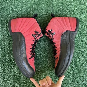 Men's Nike Air Jordan 12 CT8013 602 Retro Reverse Flu Game 2020 Sneakers Size 11 - Picture 1 of 10