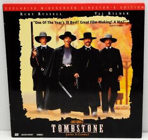 Tombstone Laserdisc Widescreen Director's Edition - Kurt Russell - Val Kilmer