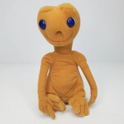 Vintage 1982 E.T. Muñeca de peluche extraterrestre de peluche SHOWTIME Kamar 8" Foto 1 de 4