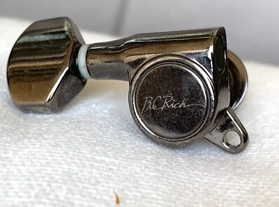 B.C. Rich Gunslinger II Prophecy Electric Guitar Cosmo Black Tuner Tuning Peg - Image 1 of 4