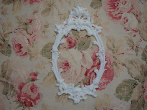 New! FLEXIBLE Lg Baroque and Rose Center Architectural Furniture Applique Cover