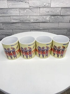 3 MUSKETEERS 2003 Mars Candy Collectors Coffee Tea Mug Set Of 4 Mugs RARE!! - Picture 1 of 7